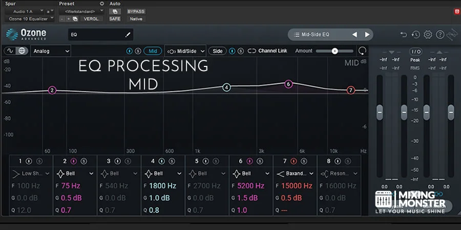 EQ Processing In Mid Mode