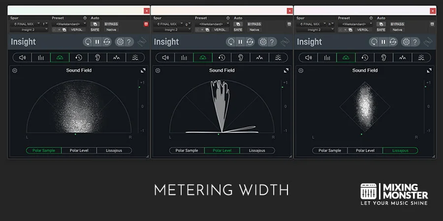 Metering Width In Audio Processing