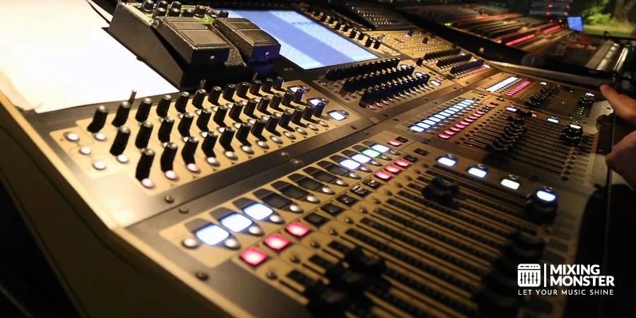 Professional Mixing Console With Outboard Gear