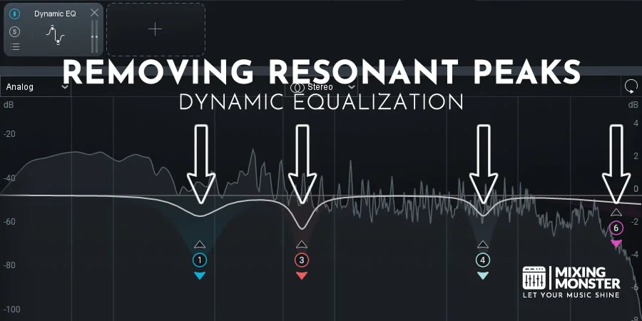 Removing Resonant Peaks Through Dynamic Equalization