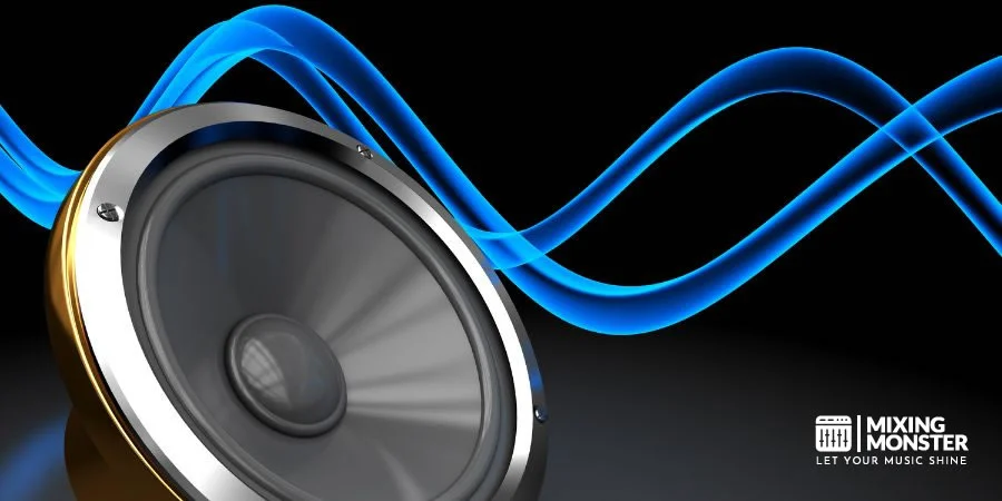 Speaker Emitting Sound Waves