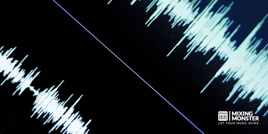 Digital Waveform Of An Audio File