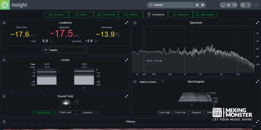 Audio Metering Software iZotope Insight
