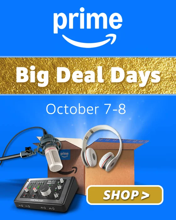 Save On Studio Gear & Musical Instruments | Amazon Prime Big Deals Day